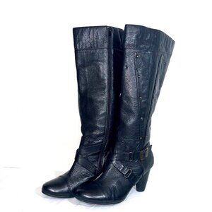 Miz Mooz Jennifer Genuine Leather Heeled Tall Boots